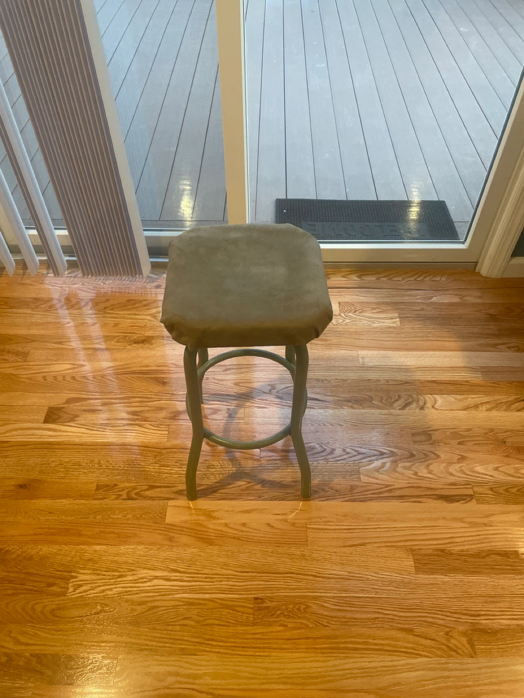 Gray Bar Stool
