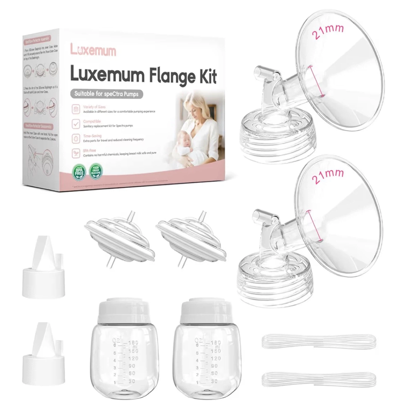 Luxemum Flange Kit 21mm for Spectra Pumps - photo 3