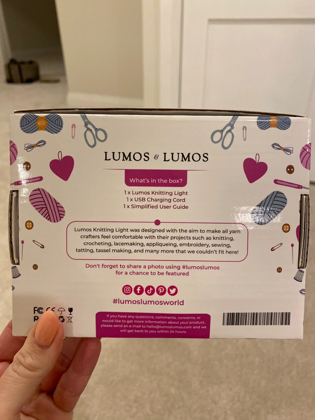 Brand New Lumos & Lumos Knitting Light - photo 3