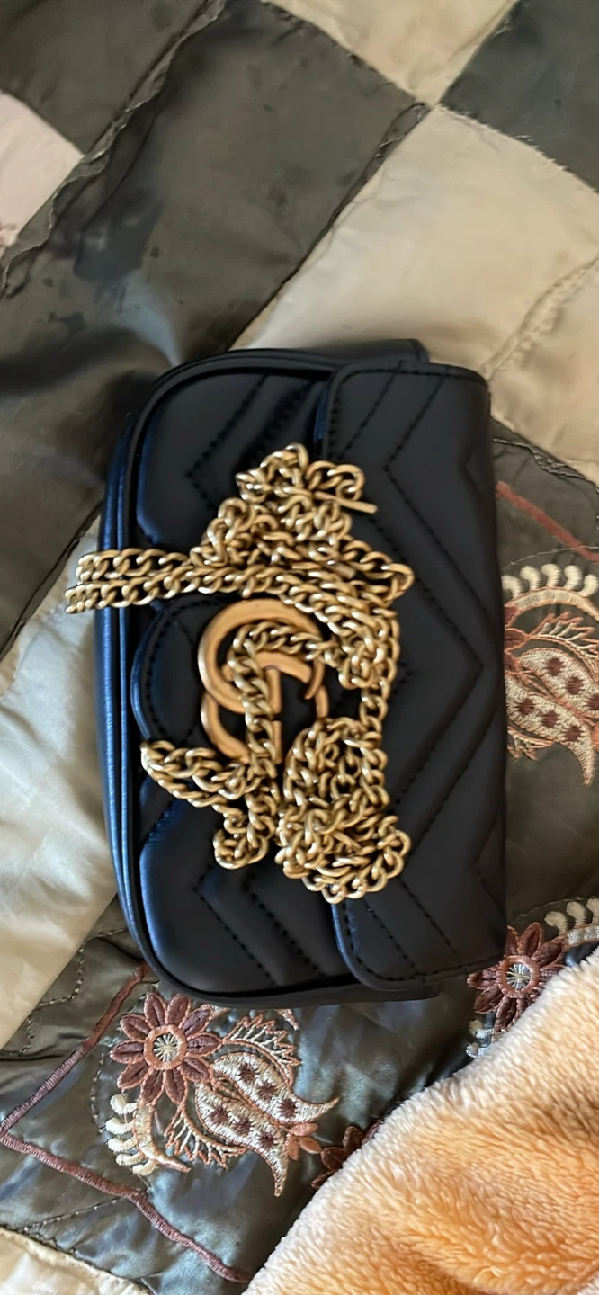Gucci Marmont Mini Bag Black Leather - photo 3