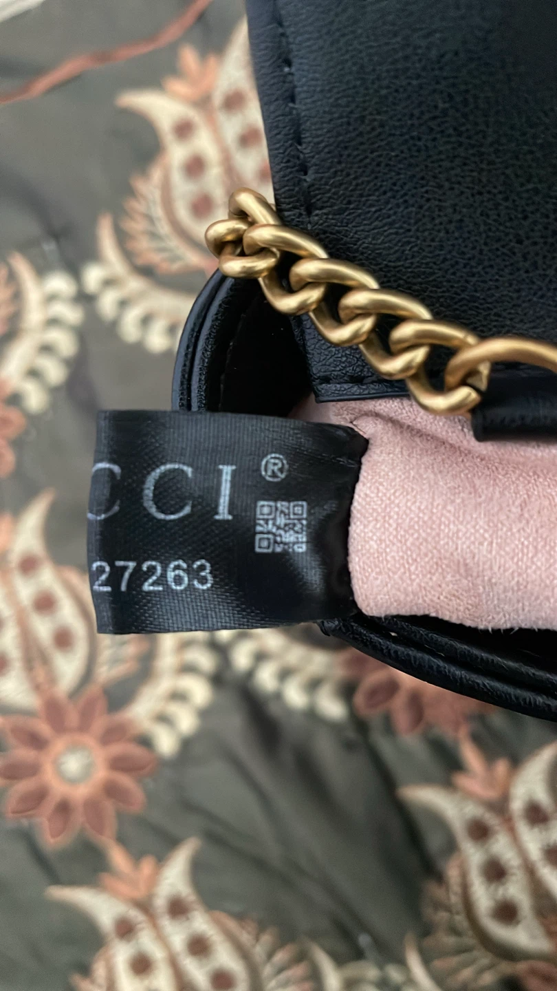 Gucci Marmont Mini Bag Black Leather - photo 2