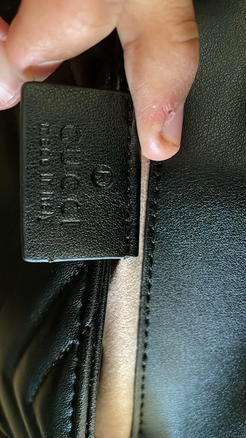 Gucci Marmont Mini Bag Black Leather - photo 4