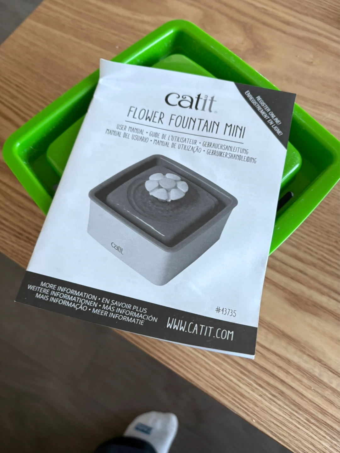 Catit Flower Fountain Mini Cat Drinking Fountain - photo 2