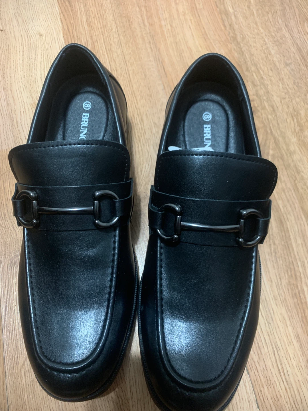 Bruno Marc Men's Black Loafer Shoes - US Size 8 - photo 3