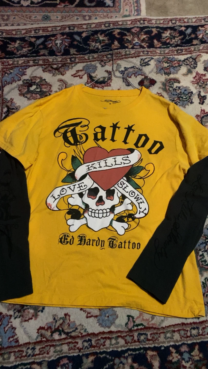 Ed Hardy Tattoo Graphic T-Shirt
