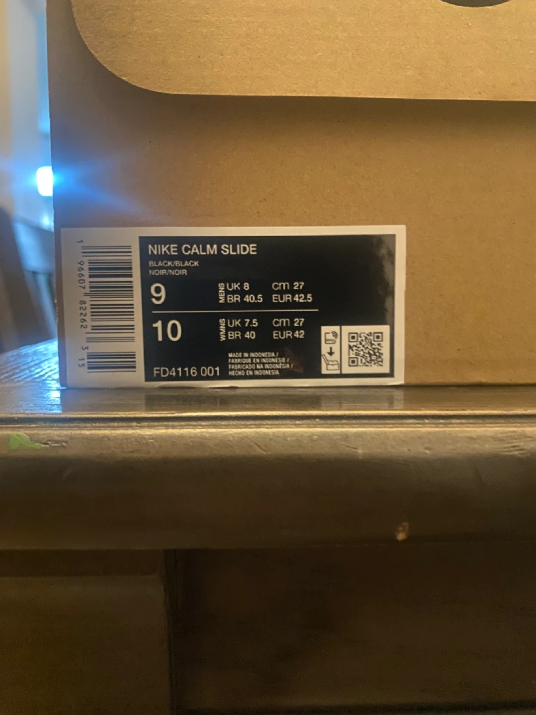 Nike Calm Slide Black Size 9 - photo 2