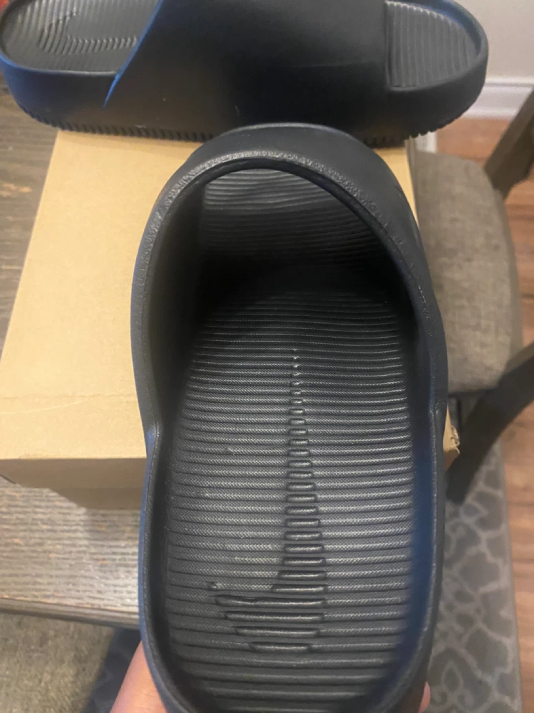 Nike Calm Slide Black Size 9 - photo 3