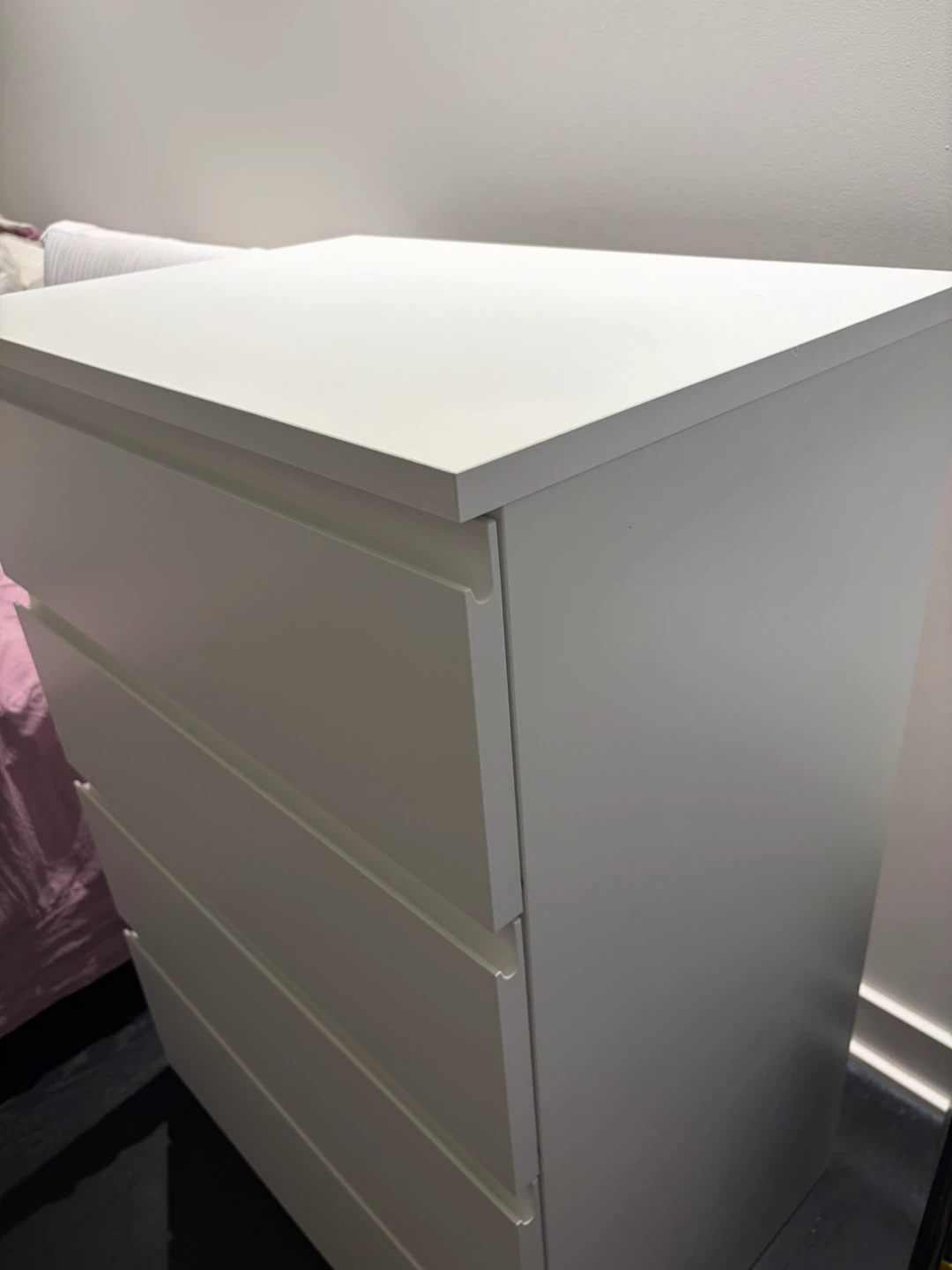 White IKEA STORKLINTA 4-Drawer Dresser - photo 4