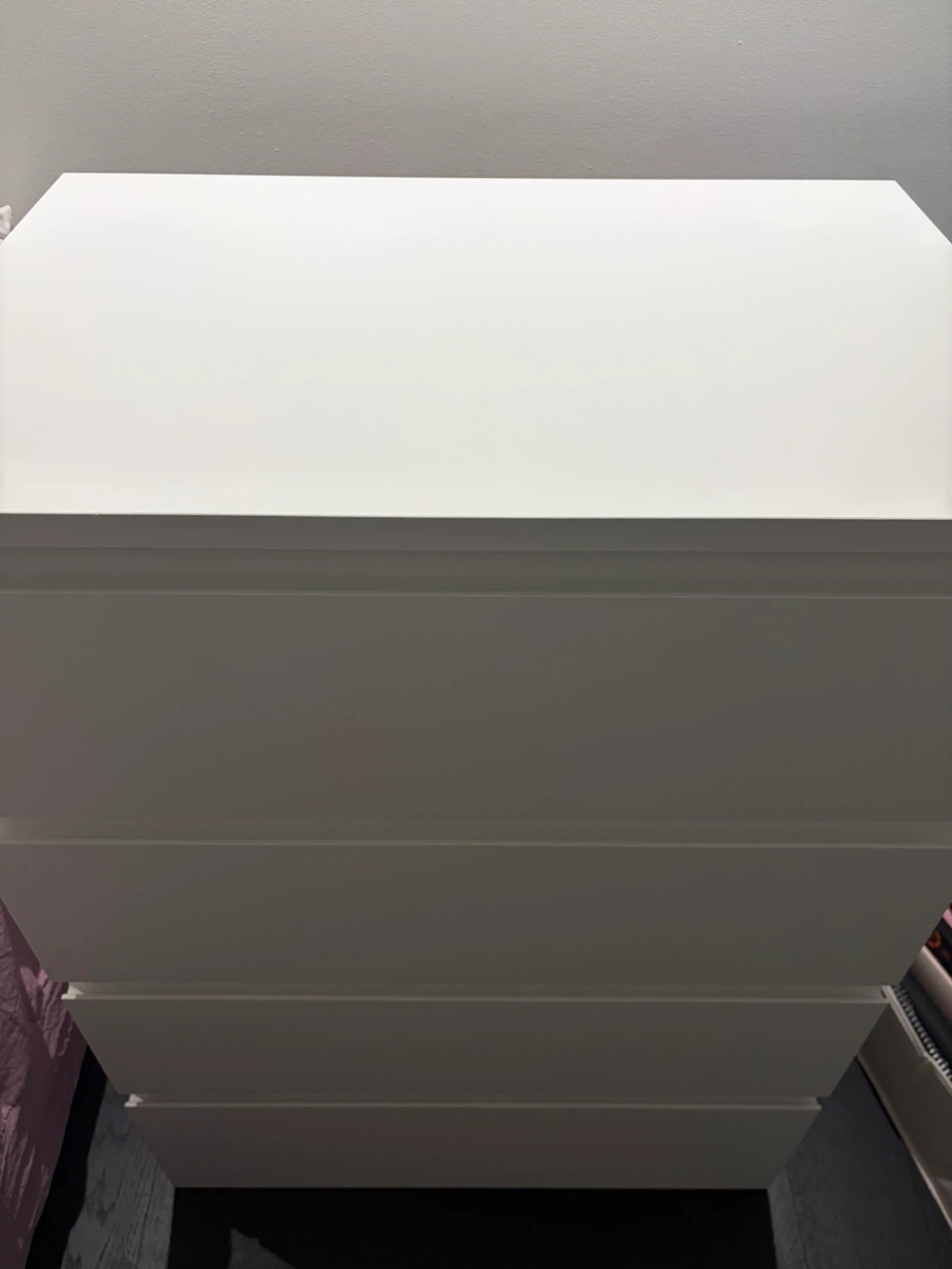 White IKEA STORKLINTA 4-Drawer Dresser - photo 3