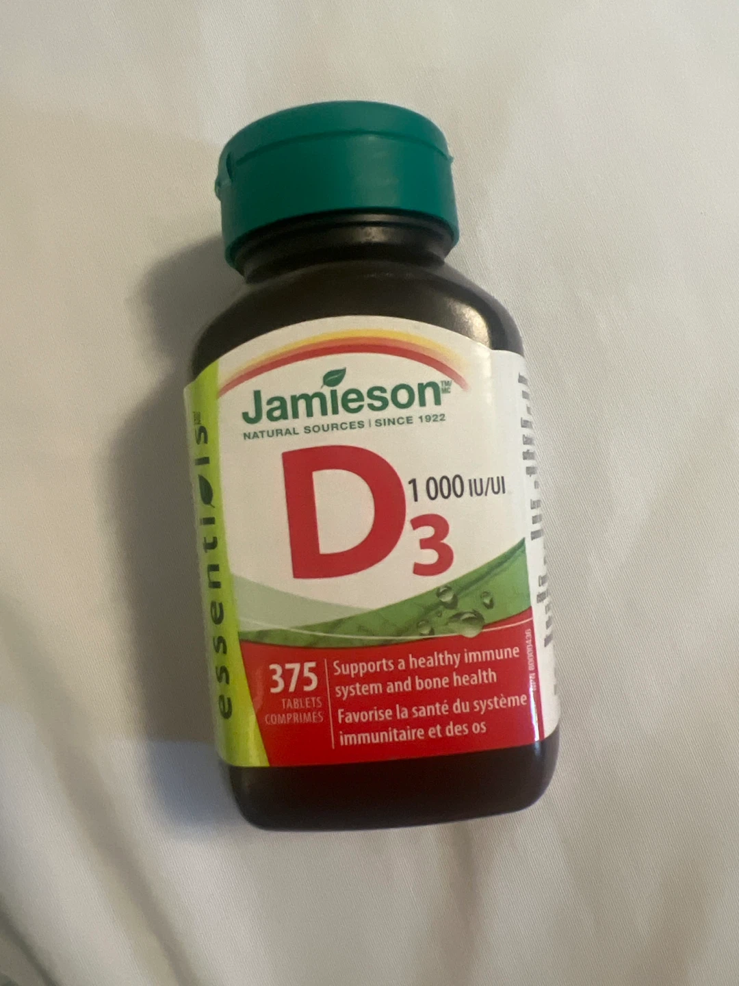 Jamieson Vitamin D3 1000 IU, 375 Tablets
