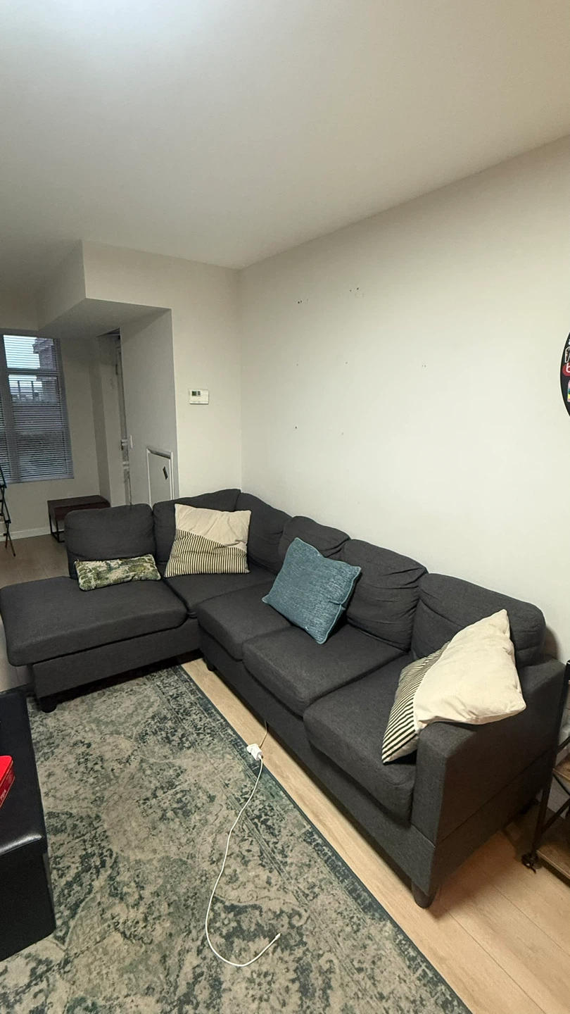 Dark Grey Sectional Sofa