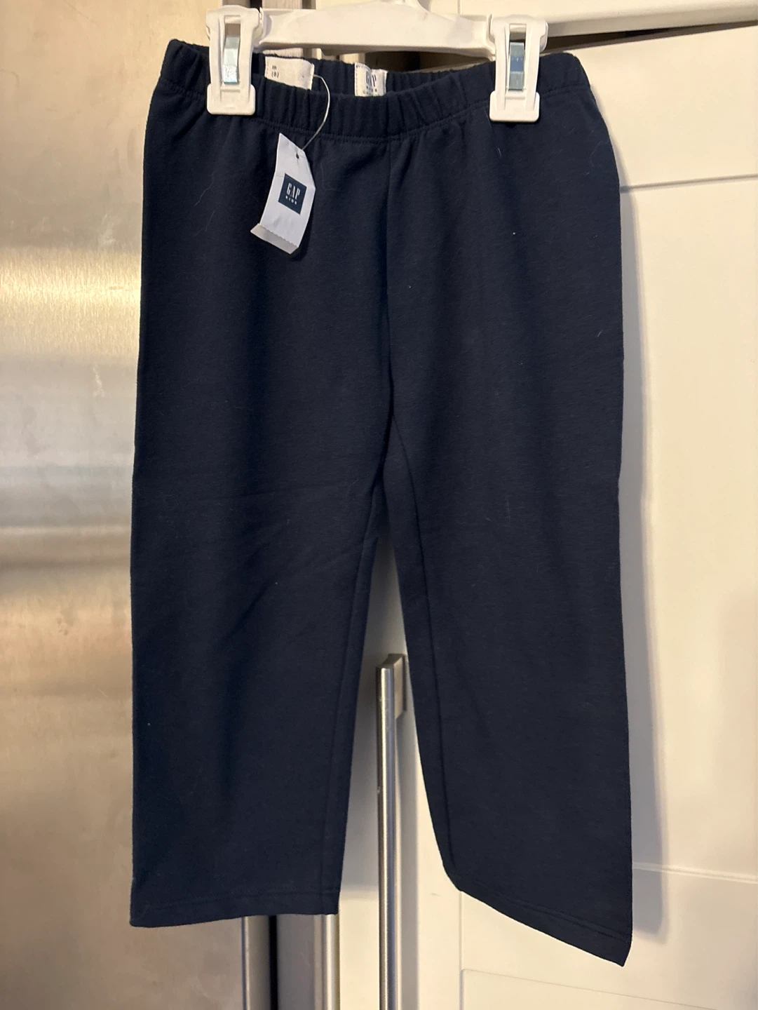 Girls Navy Gap Capris