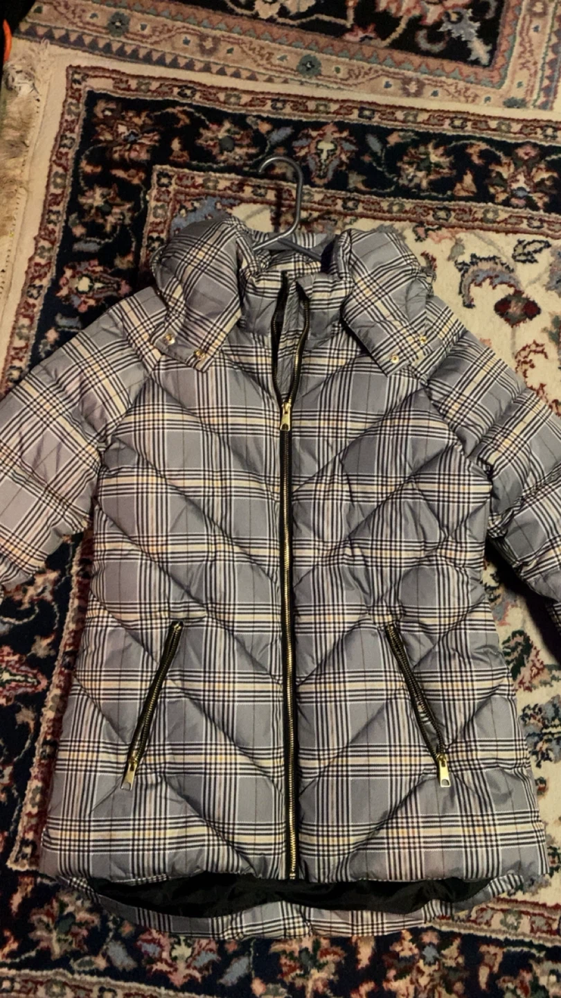 Cleo Petites Plaid Puffer Jacket - photo 2