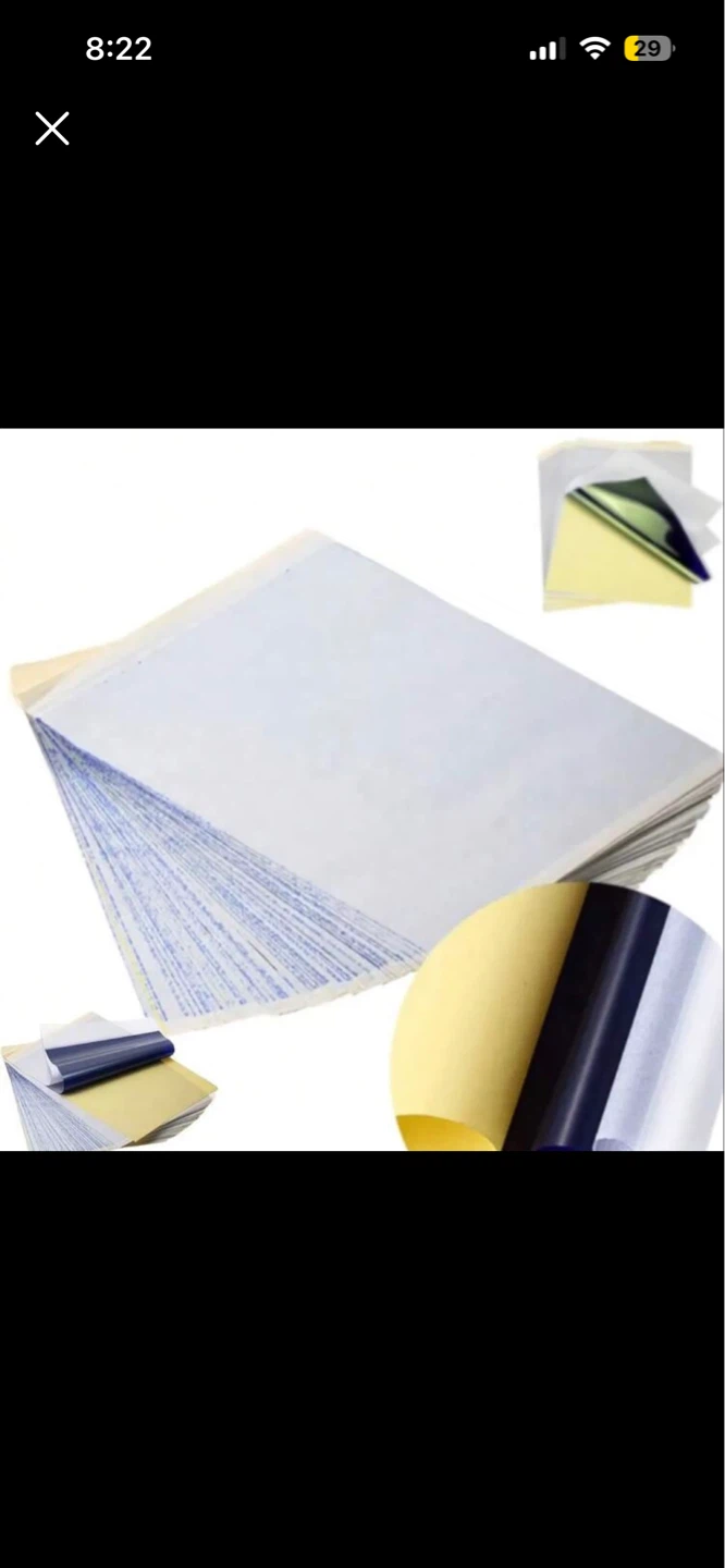 Tattoo Transfer Stencil Paper Sheets