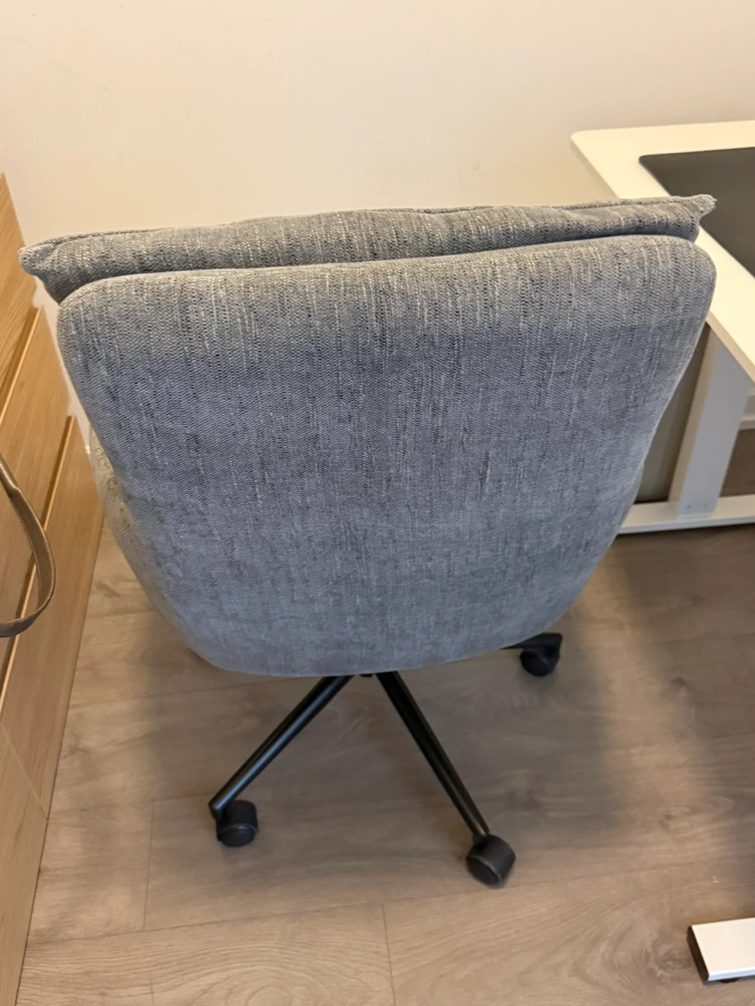 Grey Fabric Office Chair - photo 2