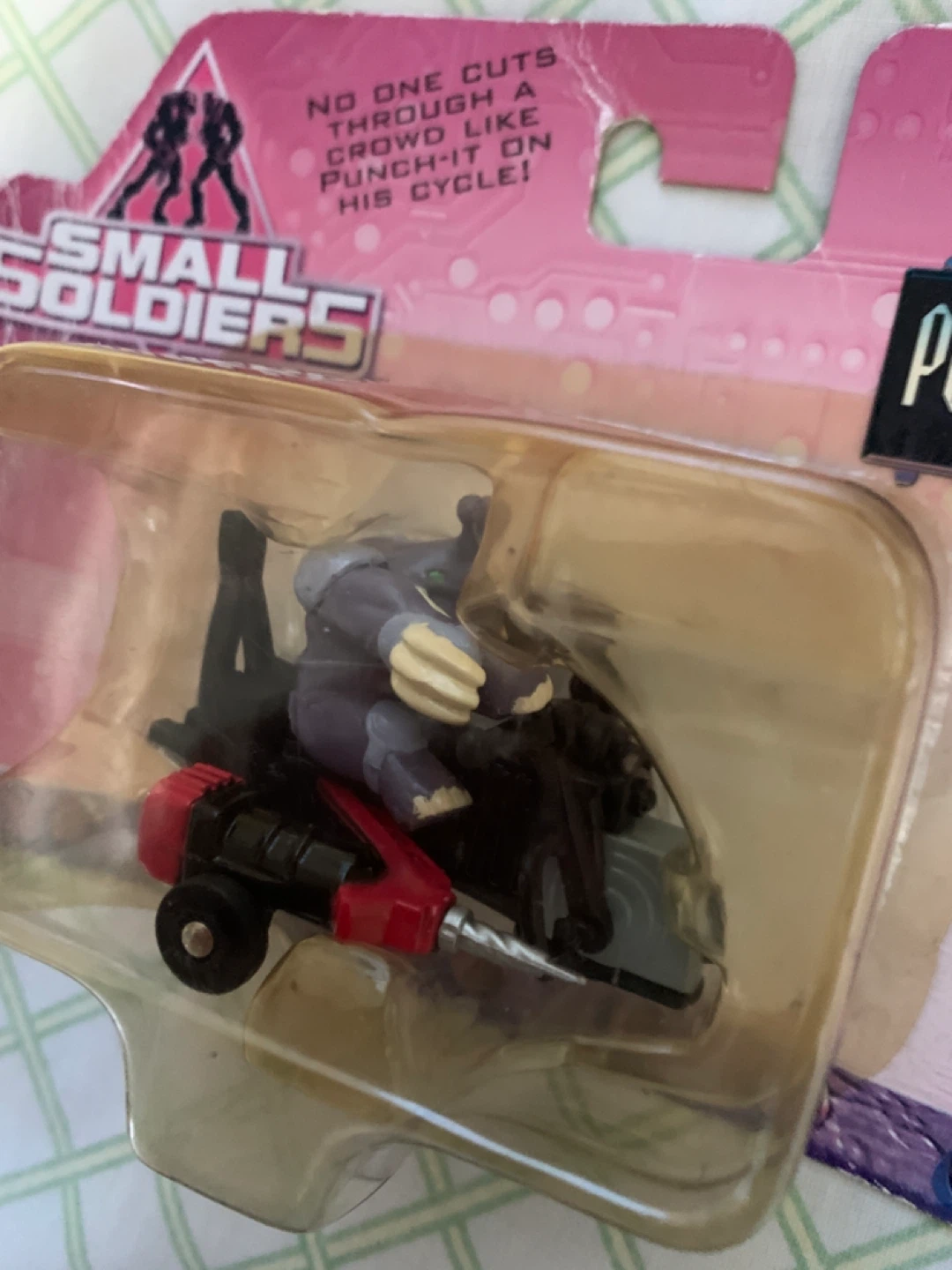 Vintage 1998 Small Soldiers Power Drill Cycle Action Figure Mini - photo 3