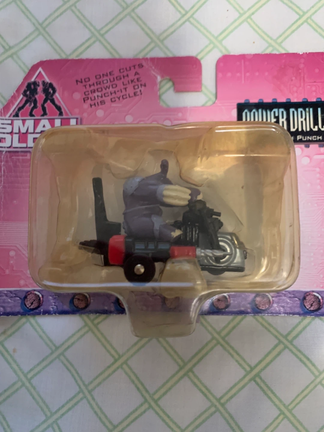 Vintage 1998 Small Soldiers Power Drill Cycle Action Figure Mini - photo 2