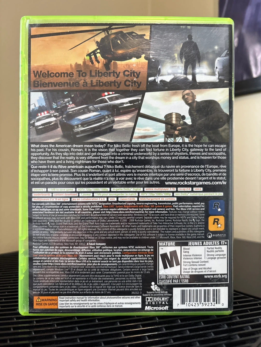 Grand Theft Auto IV Xbox 360 Game - photo 2
