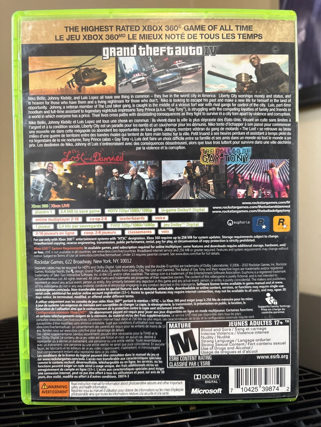 Xbox 360 GTA IV & Episodes From Liberty City Complete Edition - photo 2