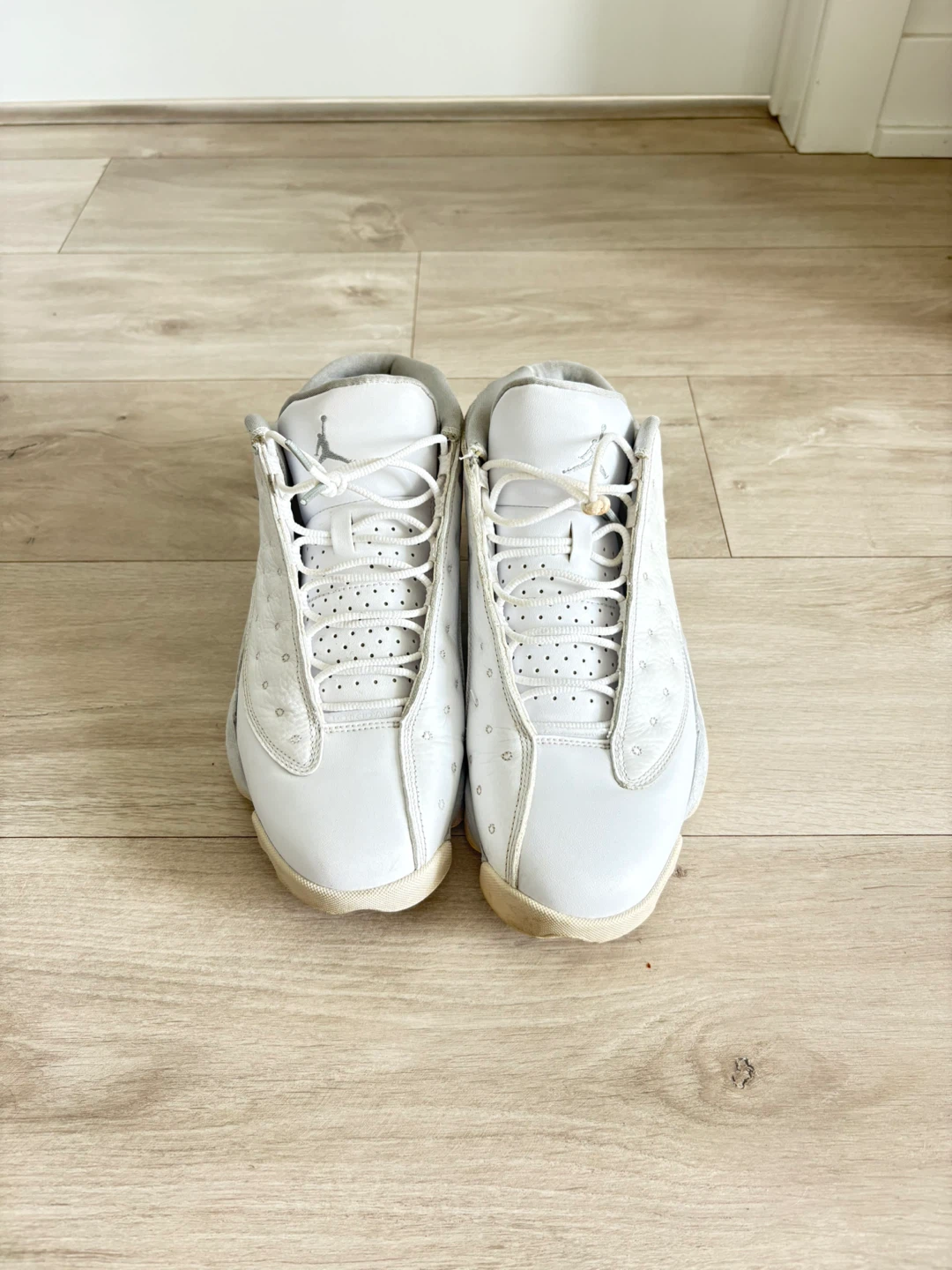 Air Jordan 13 Retro White/Grey Sneakers - photo 4