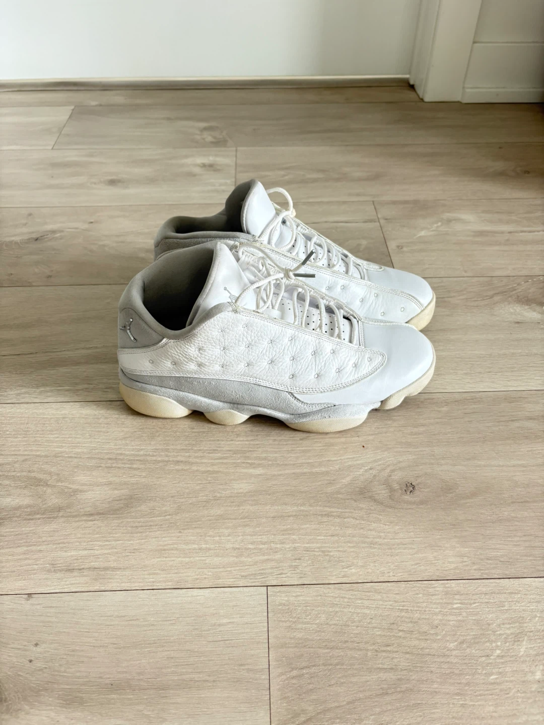 Air Jordan 13 Retro White/Grey Sneakers - photo 3