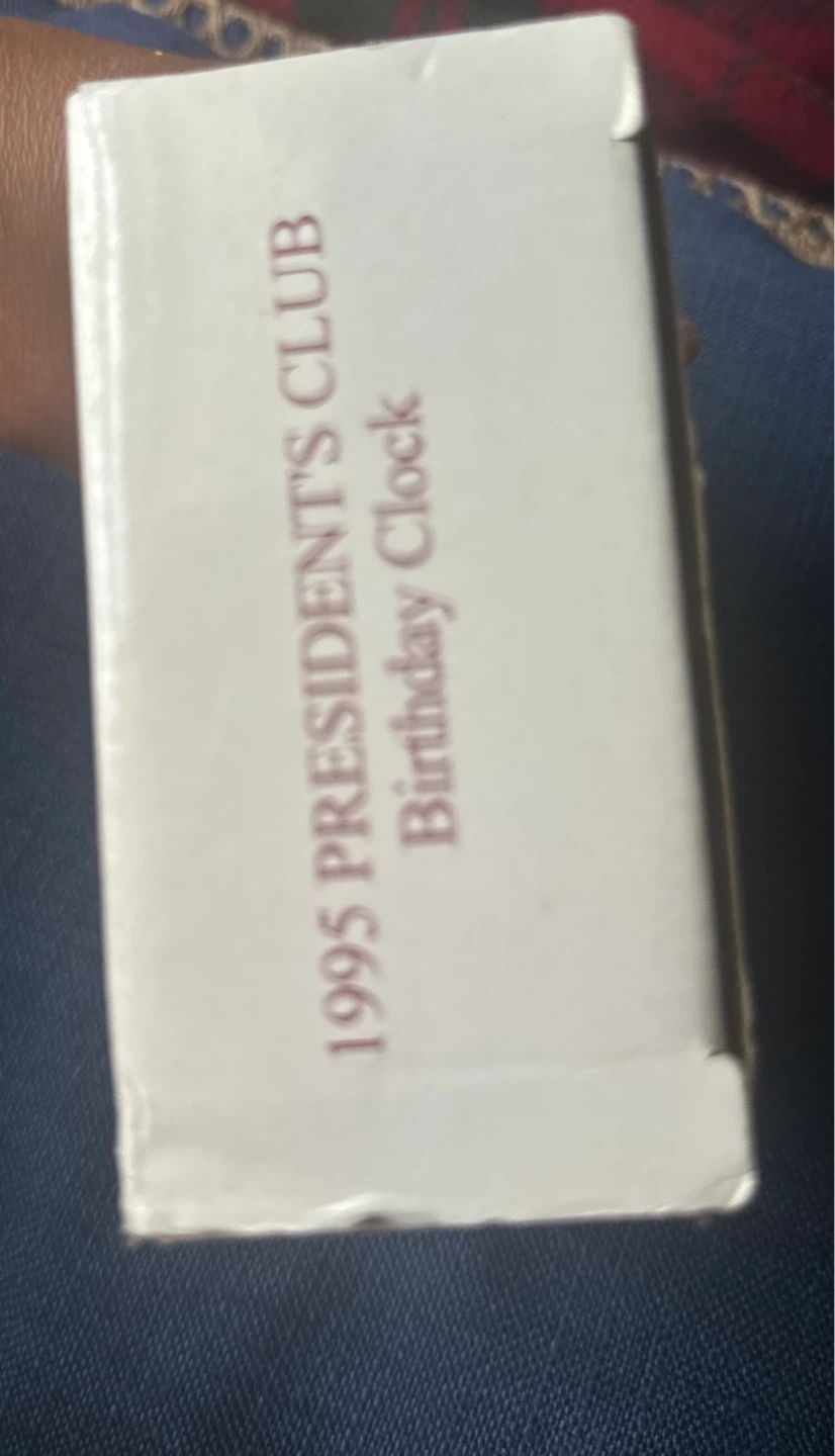 1995 President's Club Birthday Clock - photo 5