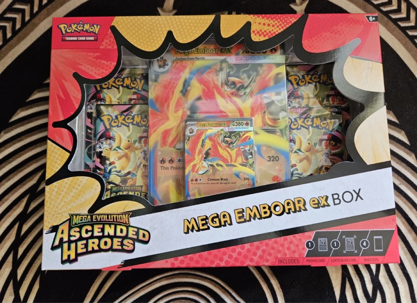 Pokemon TCG Mega Emboar EX Box