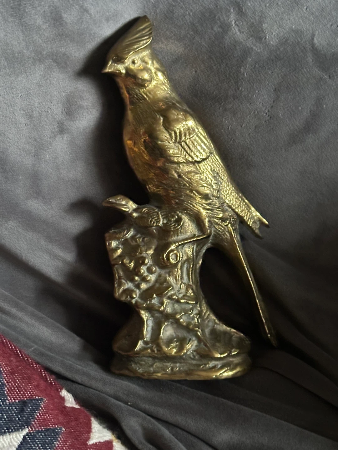 Vintage brass Cardinal - photo 2