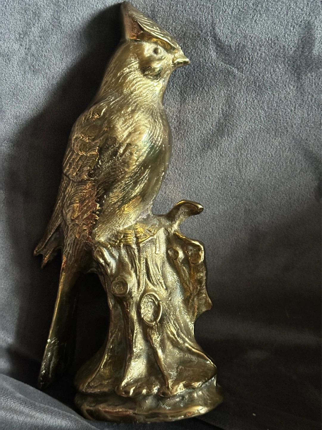 Vintage brass Cardinal