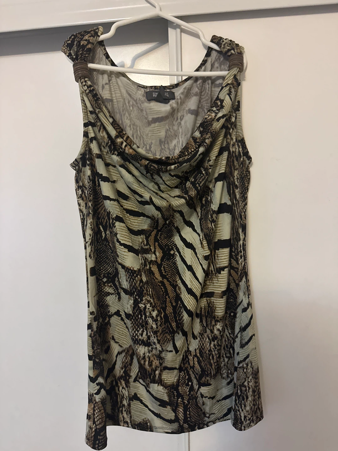 Kenneth Cole Reaction Sleeveless Cowl Neck Top