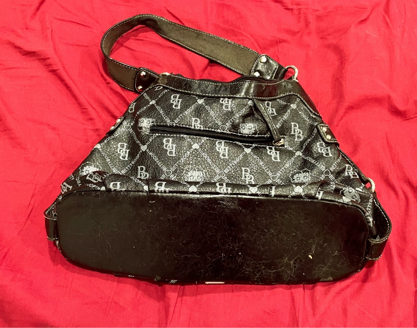 Betty Boop Black Monogram Hobo Bag - photo 2