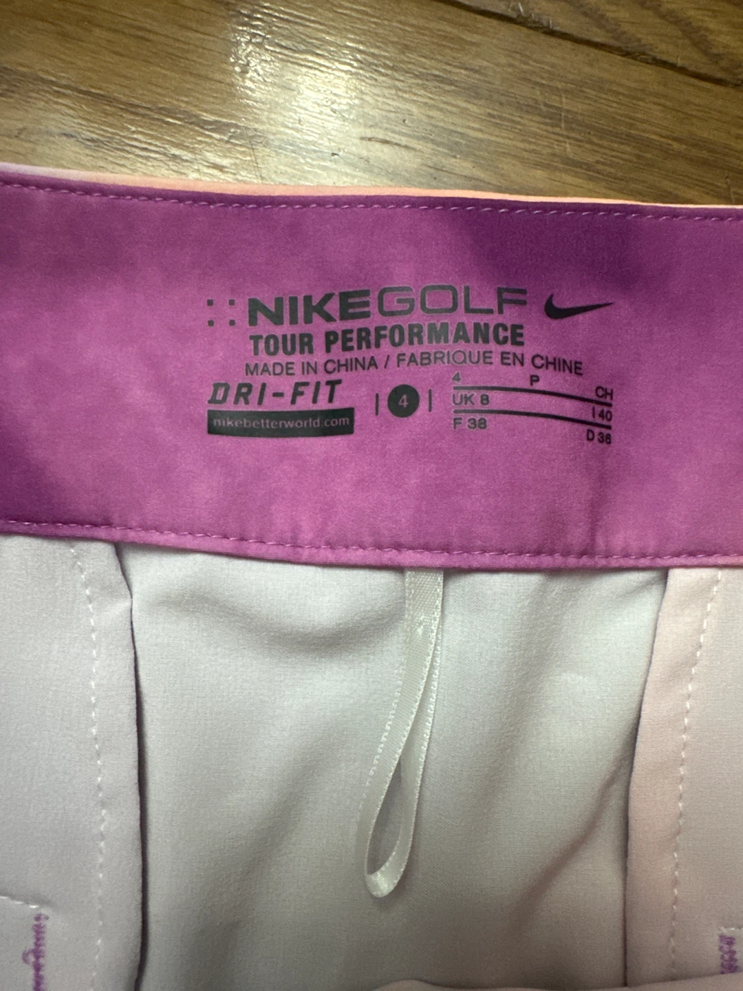 Nike Golf Dri-FIT Skirt Size 4 Purple Tie-Dye - photo 3