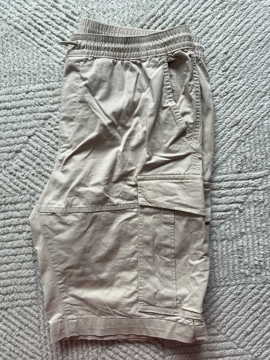 H&M Regular Fit Cargo Shorts - Khaki - Size L - photo 3