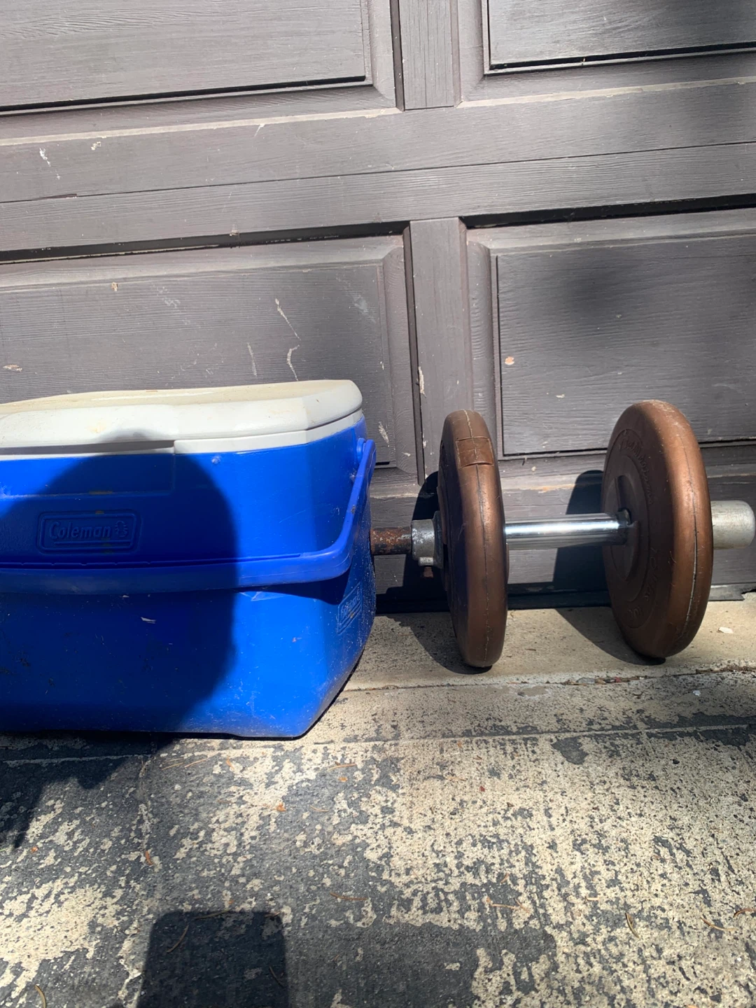 20lb Dumbbell w. Rotating Bar - photo 3