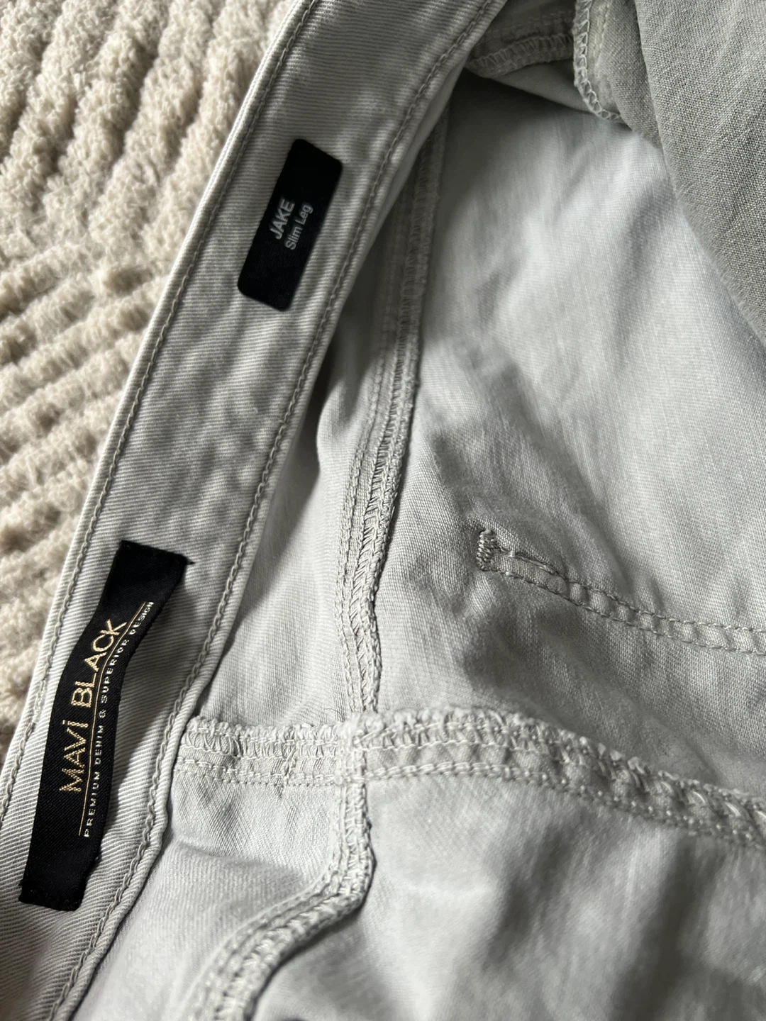 Mavi Jake Slim Leg Jeans Size 34/30 - photo 2