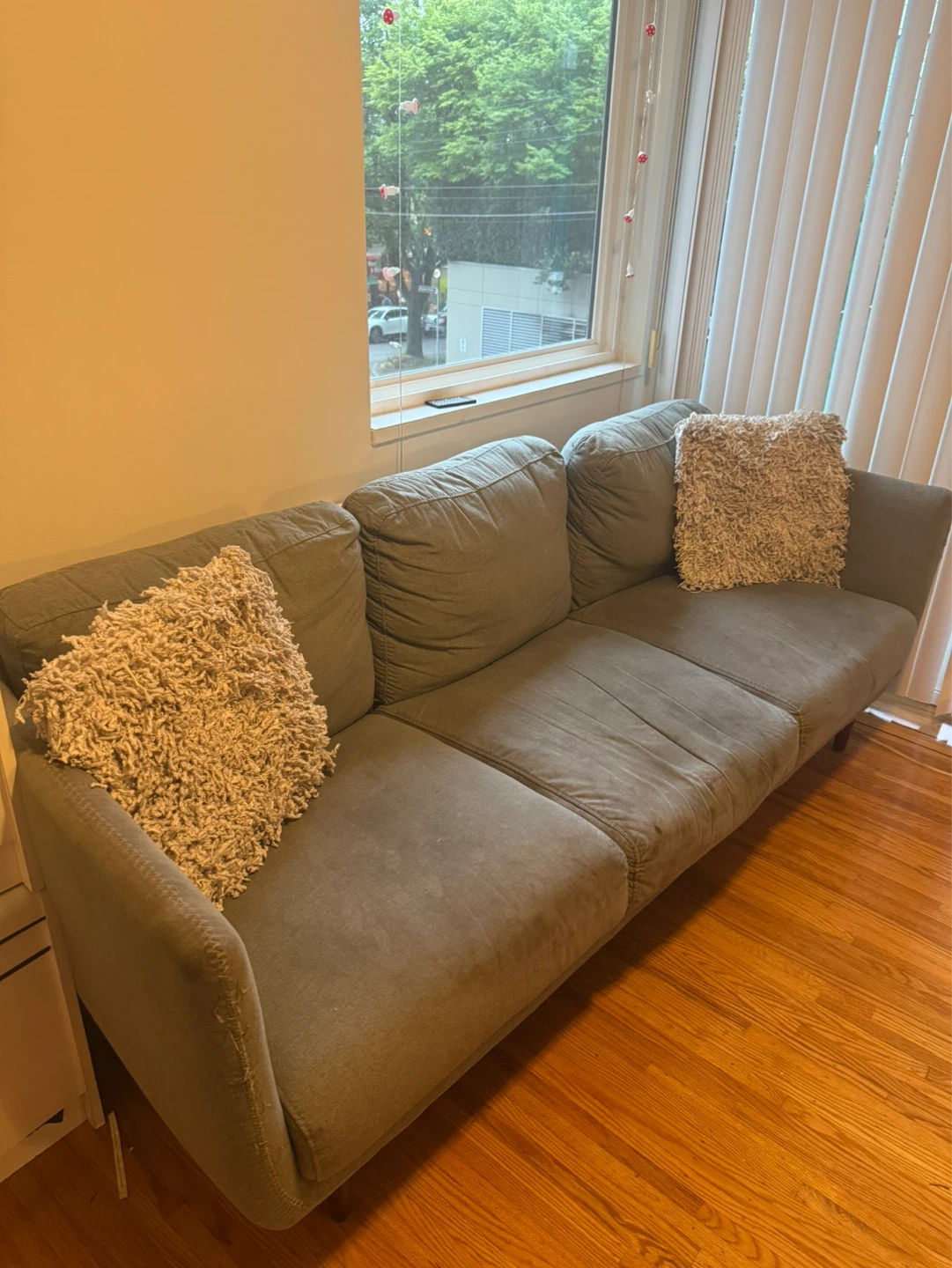 Grey 3-Seater Sofa