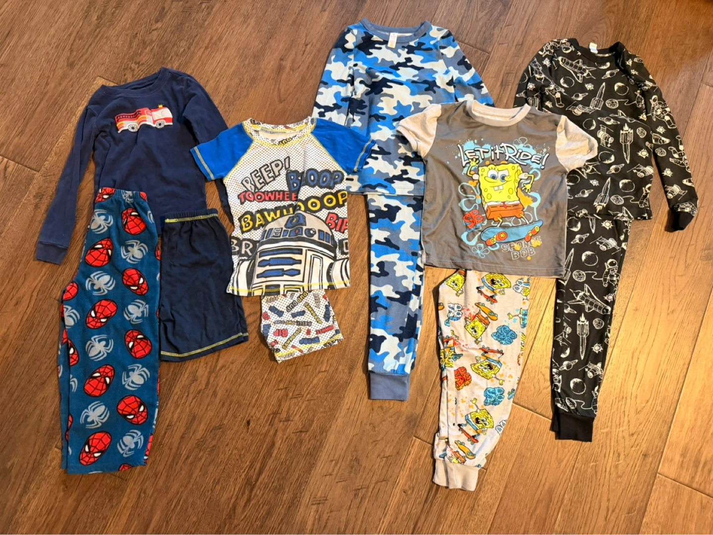 $10 for all! 5 Sets of Kids' Pajama Set
