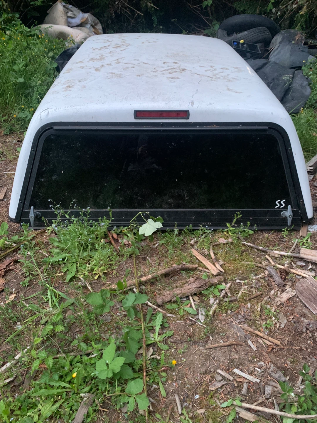 White Truck Cap Canopy