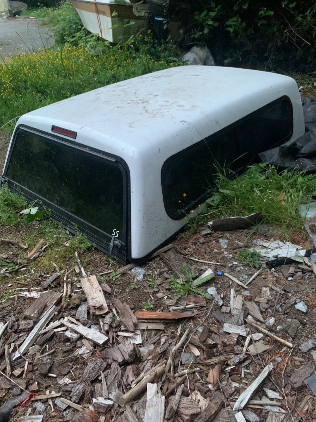White Truck Cap Canopy - photo 3
