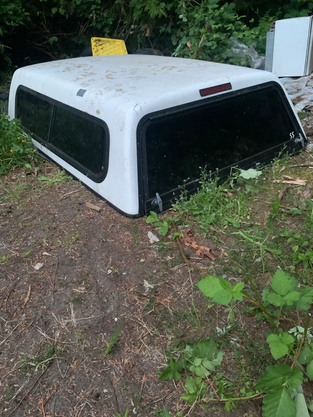 White Truck Cap Canopy - photo 4