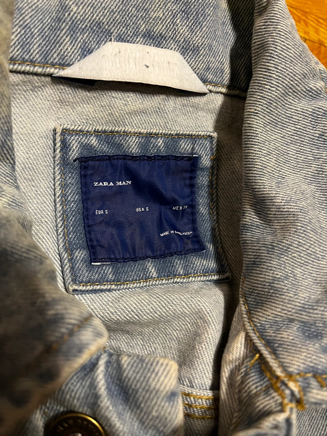 Zara Man Denim Jacket - Size S - photo 3