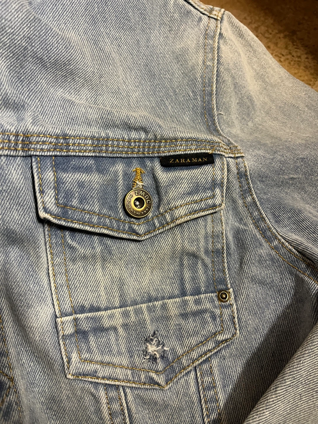 Zara Man Denim Jacket - Size S - photo 5