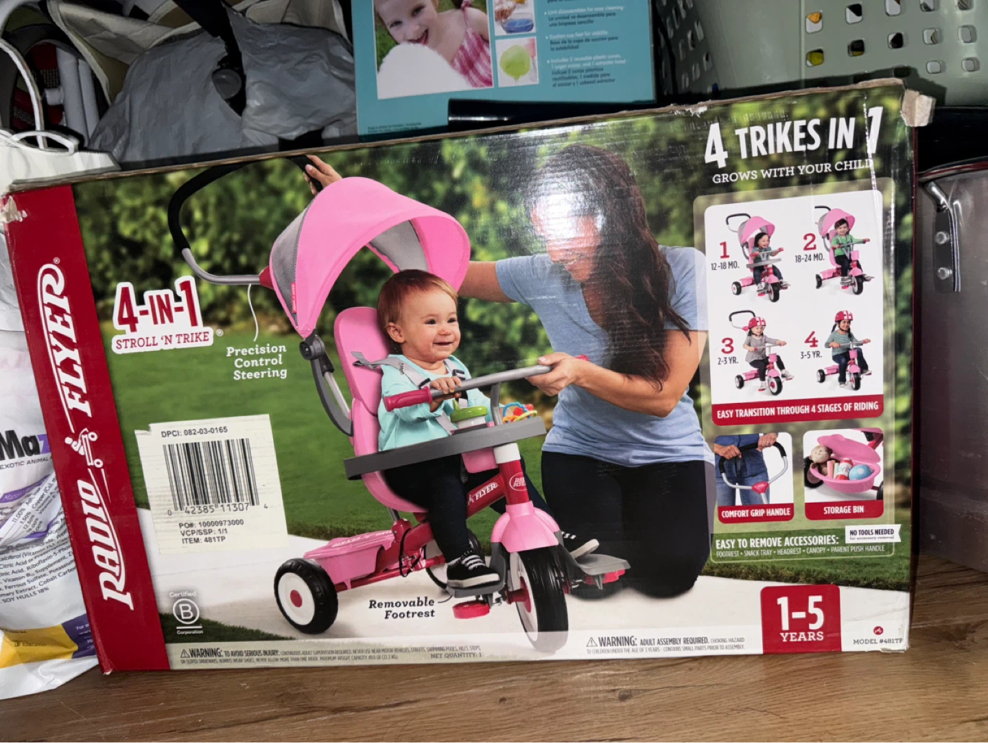 Radio Flyer 4-in-1 Stroll 'N Trike - Pink