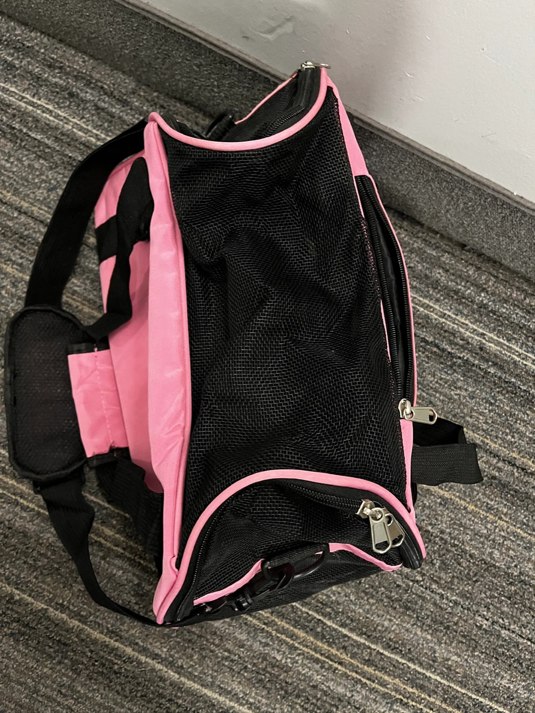 Pink and Black Pet Carrier Bag - photo 3