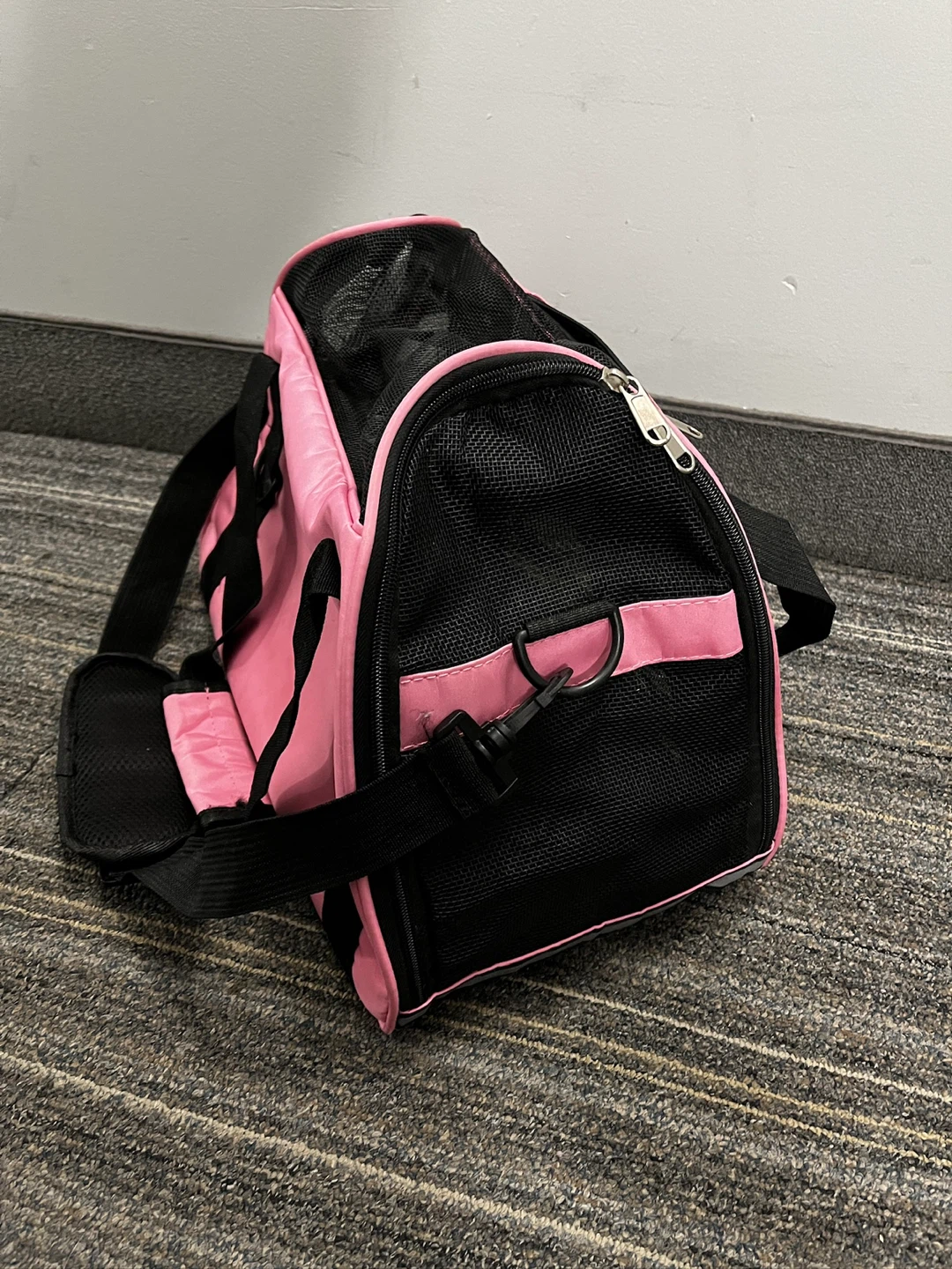 Pink and Black Pet Carrier Bag - photo 2