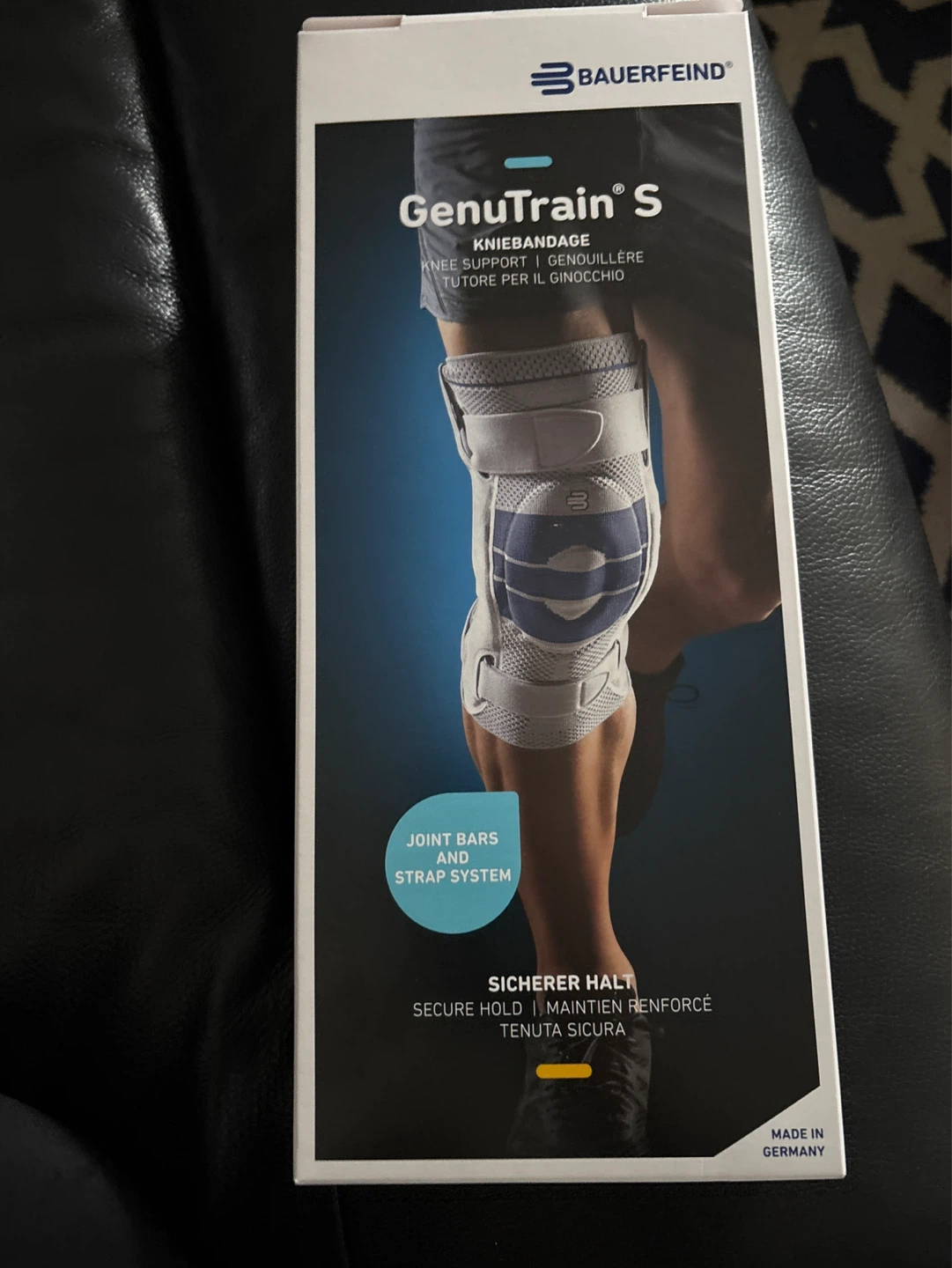 Bauerfeind GenuTrain S Knee Support Brace - Size 3, Titan