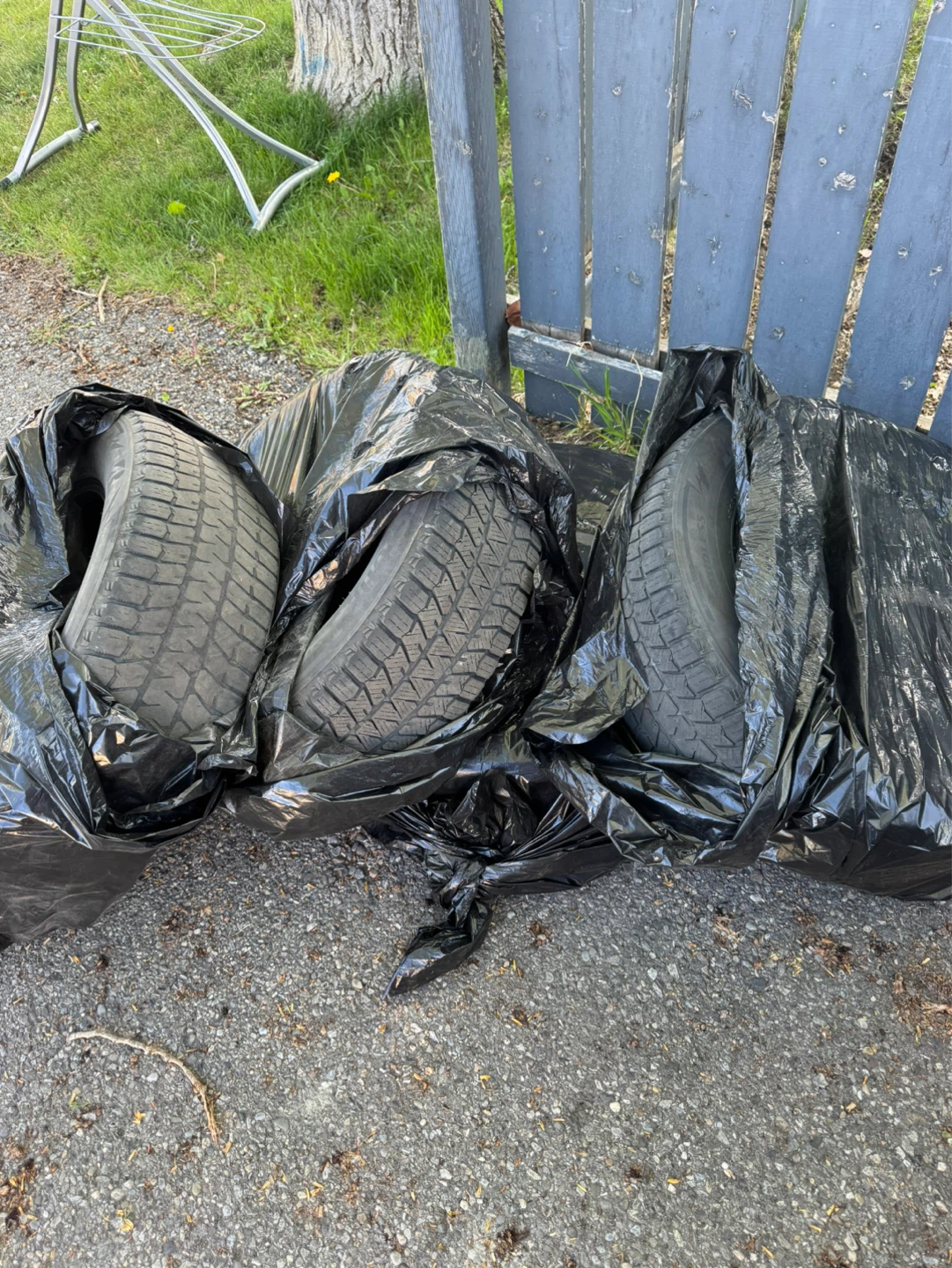 Four Winter Tires in Black Bags - photo 3