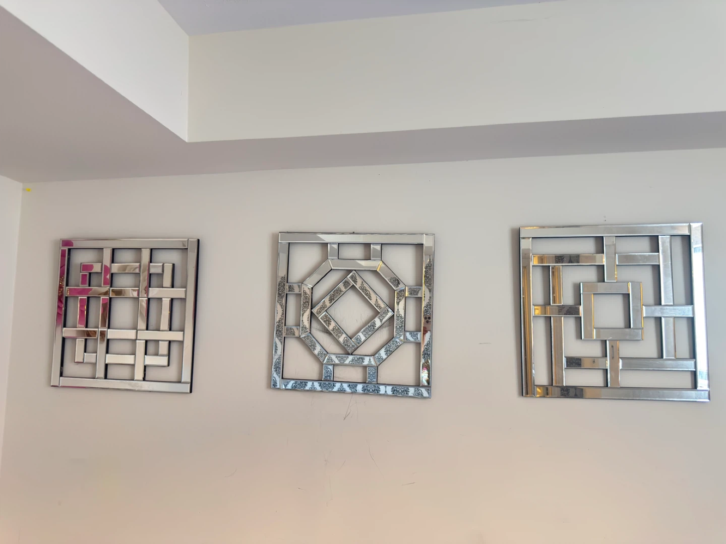Mirrored Geometric Wall Art