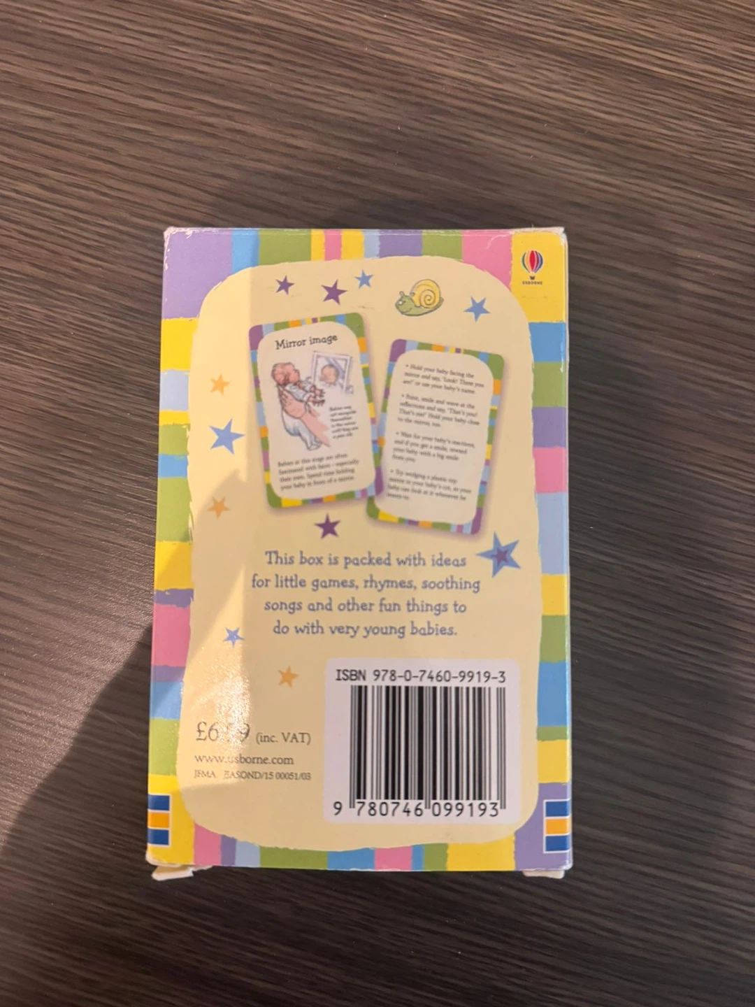 Usborne Parents' Cards: 50 Things to Do with Your Baby - photo 2