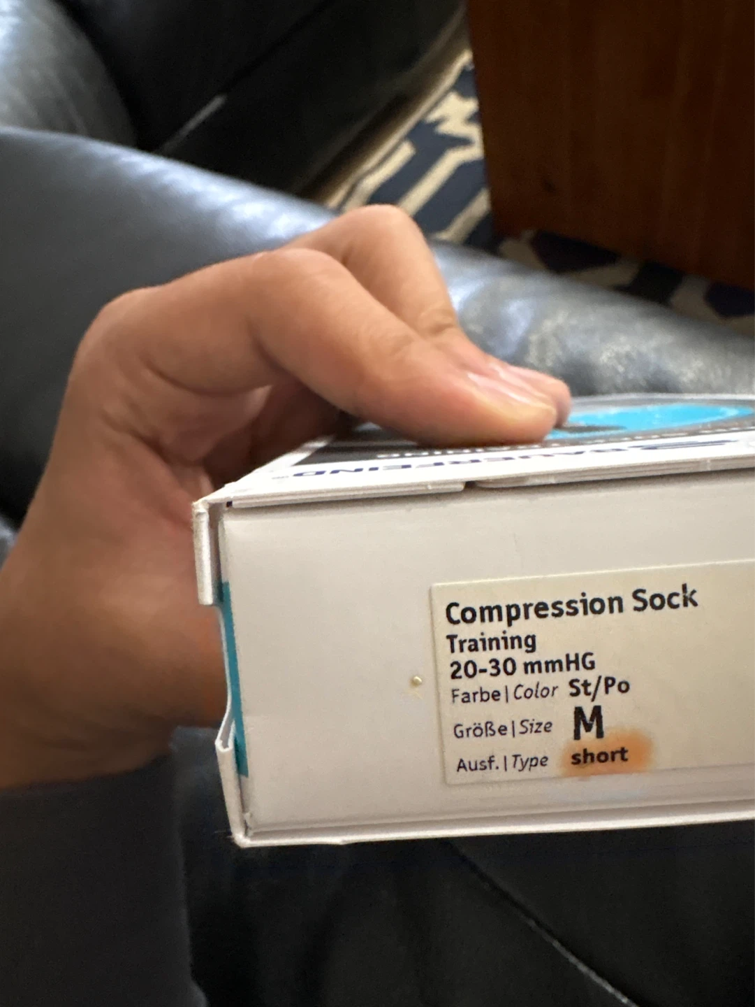 Negotiable Bauerfeind Compression Sock Training - Size M Short - photo 3